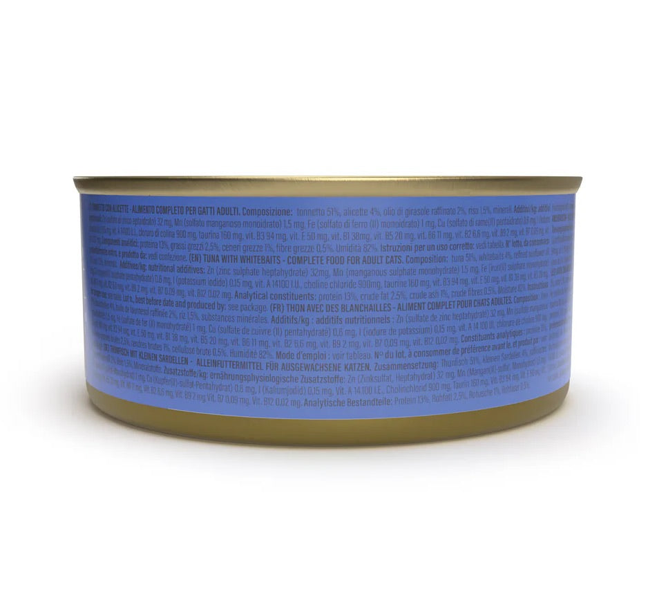 10% OFF: Schesir Tuna With Whitebaits in Jelly Adult Canned Cat Food 140g