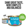 Schesir Tuna in Broth Adult Canned Cat Food 85g