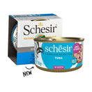 Schesir Tuna in Broth Adult Canned Cat Food 85g