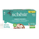 19% OFF: Schesir Tuna with Seabream in Natural Jelly Adult Canned Cat Food Multipack 50g x 6