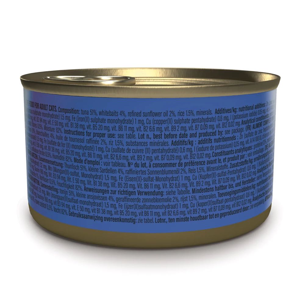 Schesir Tuna with Whitebait in Jelly Adult Canned Cat Food 85g