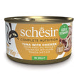 Schesir Tuna with Chicken Fillet in Jelly Adult Canned Cat Food 85g - Kohepets