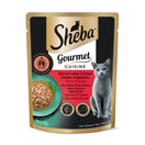 20% OFF: Sheba Gourmet Cuisine Simmer Lamb, Chicken Garden Veg in Gravy Pouch Cat Food 70g x 12