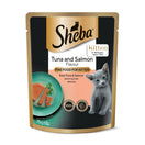 20% OFF: Sheba Tuna and Salmon for Kitten Pouch Cat Food 70g x 12