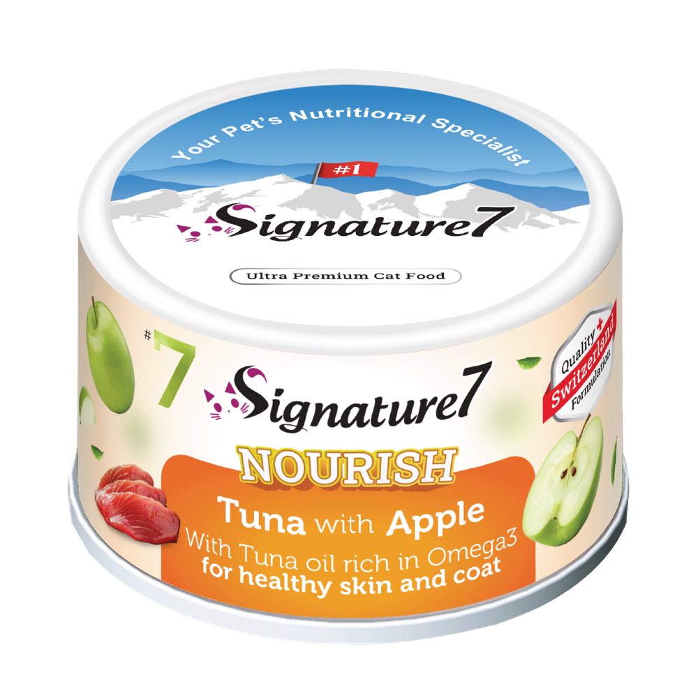 Signature7 Nourish Fruits Tuna with Apple Canned Cat Food 80g