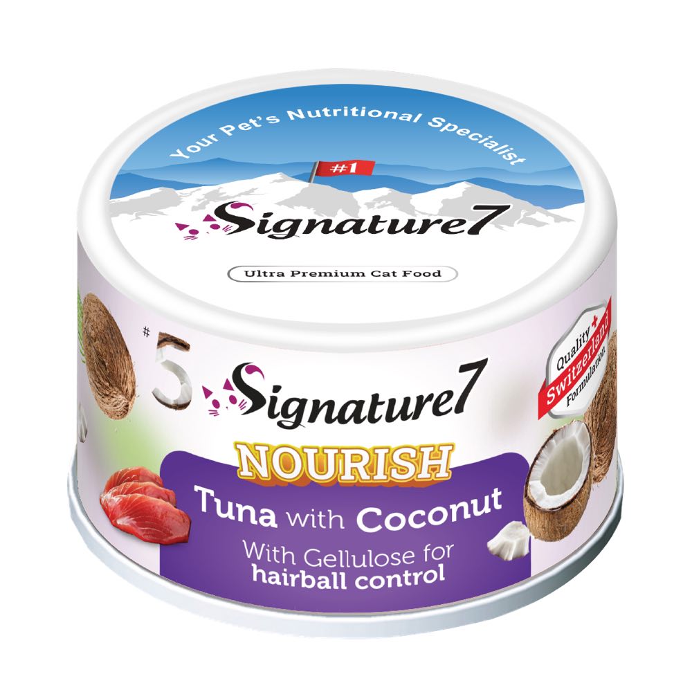 Signature7 Nourish Fruits Tuna with Coconut Canned Cat Food 80g