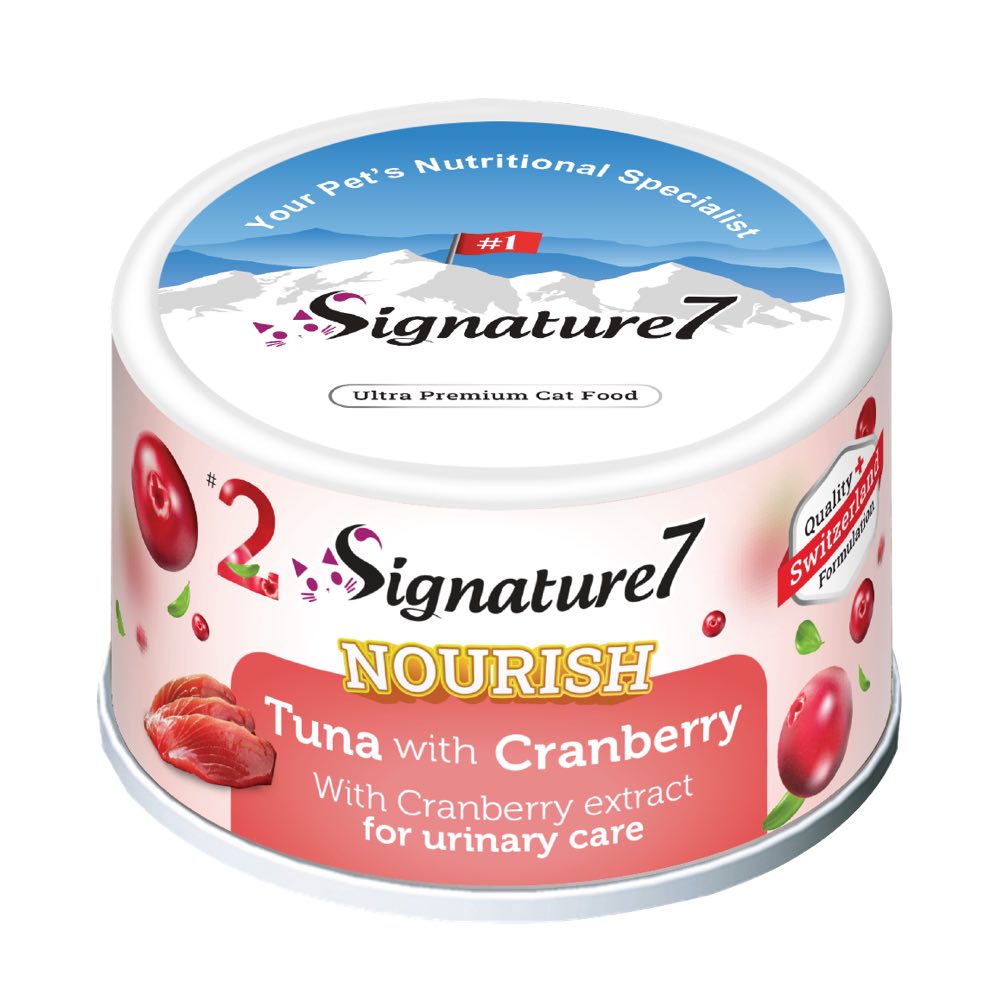 Signature7 Nourish Fruits Tuna with Cranberry Canned Cat Food 80g