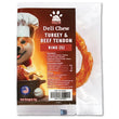 30% OFF (Exp Jan26): Singapaw Deli Chew Turkey & Beef Tendon Ring Dog Chew (Small) 11g