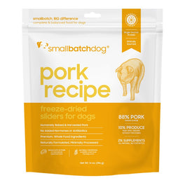 'BUNDLE DEAL': Smallbatch Pork Batch Sliders Freeze Dried Dog Food 14oz