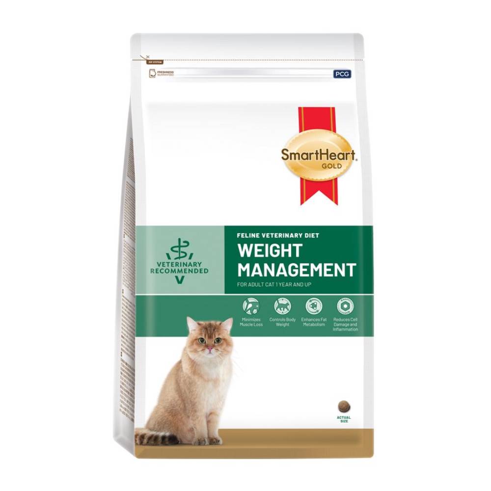 SmartHeart Gold Feline Veterinary Diet Weight Management Adult Dry Cat Food 1.5kg