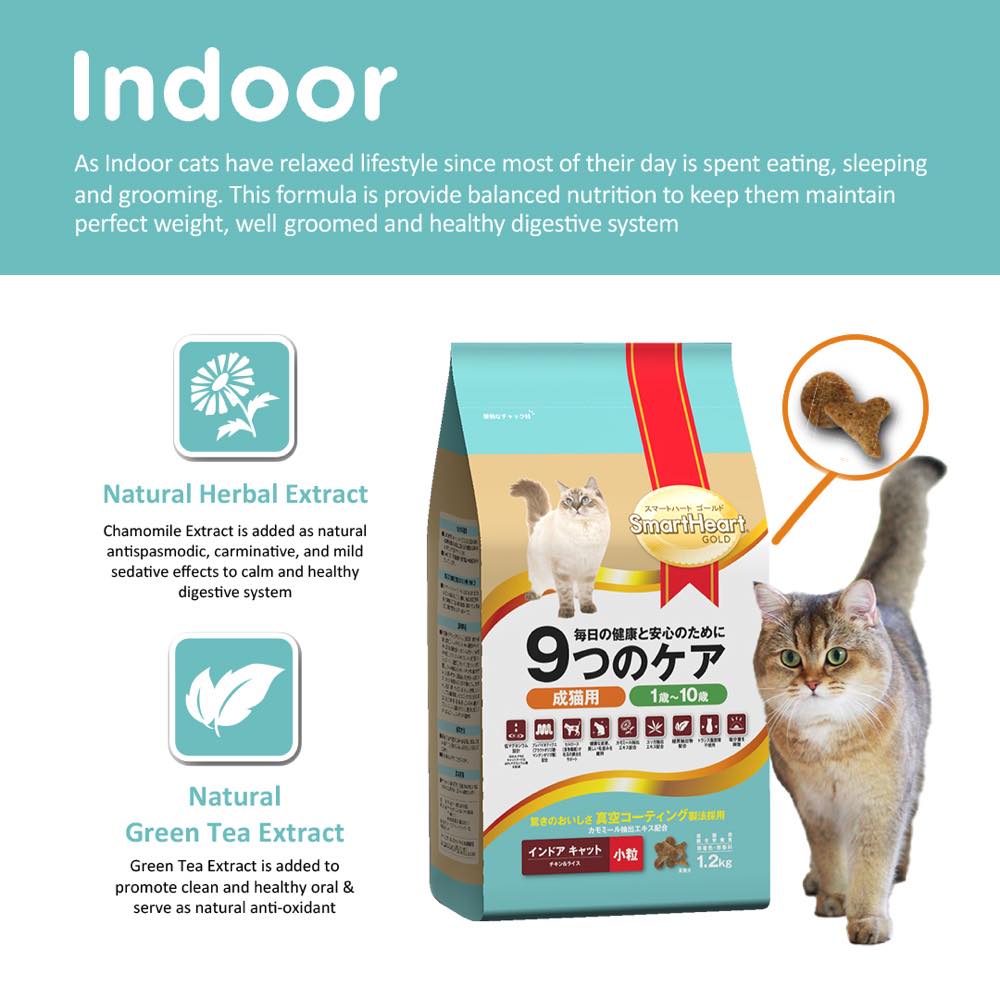 Smartheart Gold Indoor Adult Dry Cat Food - Kohepets