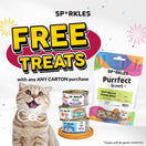 FREE w 24cans of Sparkles: Sparkles Purrfectlicious Cat Treats (Random Flavour)