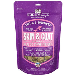 Stella & Chewy’s Stella Solutions Skin & Coat Support Duck & Salmon Freeze-Dried Cat Food 7.5oz