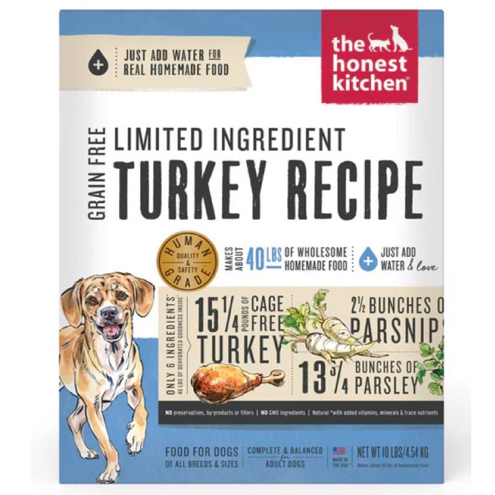 The Honest Kitchen Marvel Limited Ingredient Turkey Recipe Dehydrated Dog Food