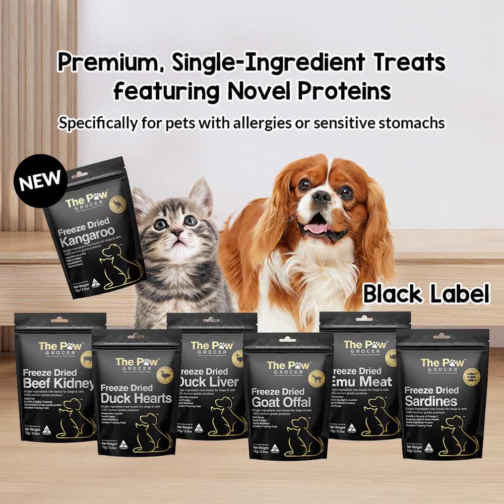 25% OFF: The Paw Grocer Duck Hearts Freeze-Dried Treats For Cats & Dogs 72g