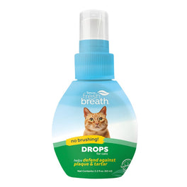 Tropiclean Fresh Breath Drops For Cats 65ml