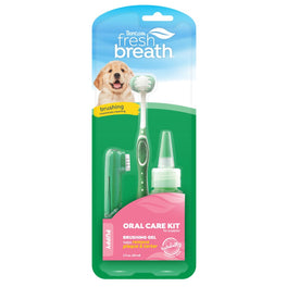 Tropiclean Fresh Breath Puppy Oral Care Kit For Dogs