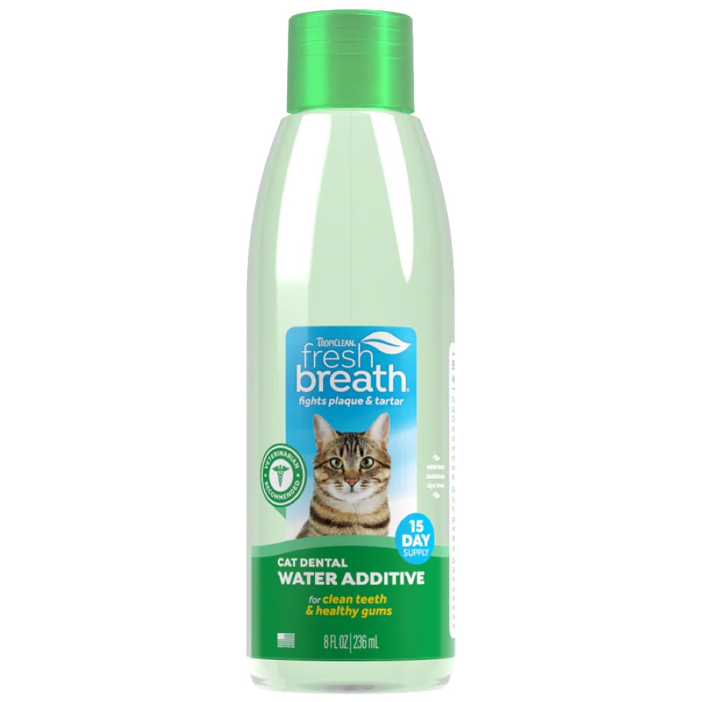15% OFF: Tropiclean Fresh Breath Oral Care Water Additive For Cats 8oz - Kohepets