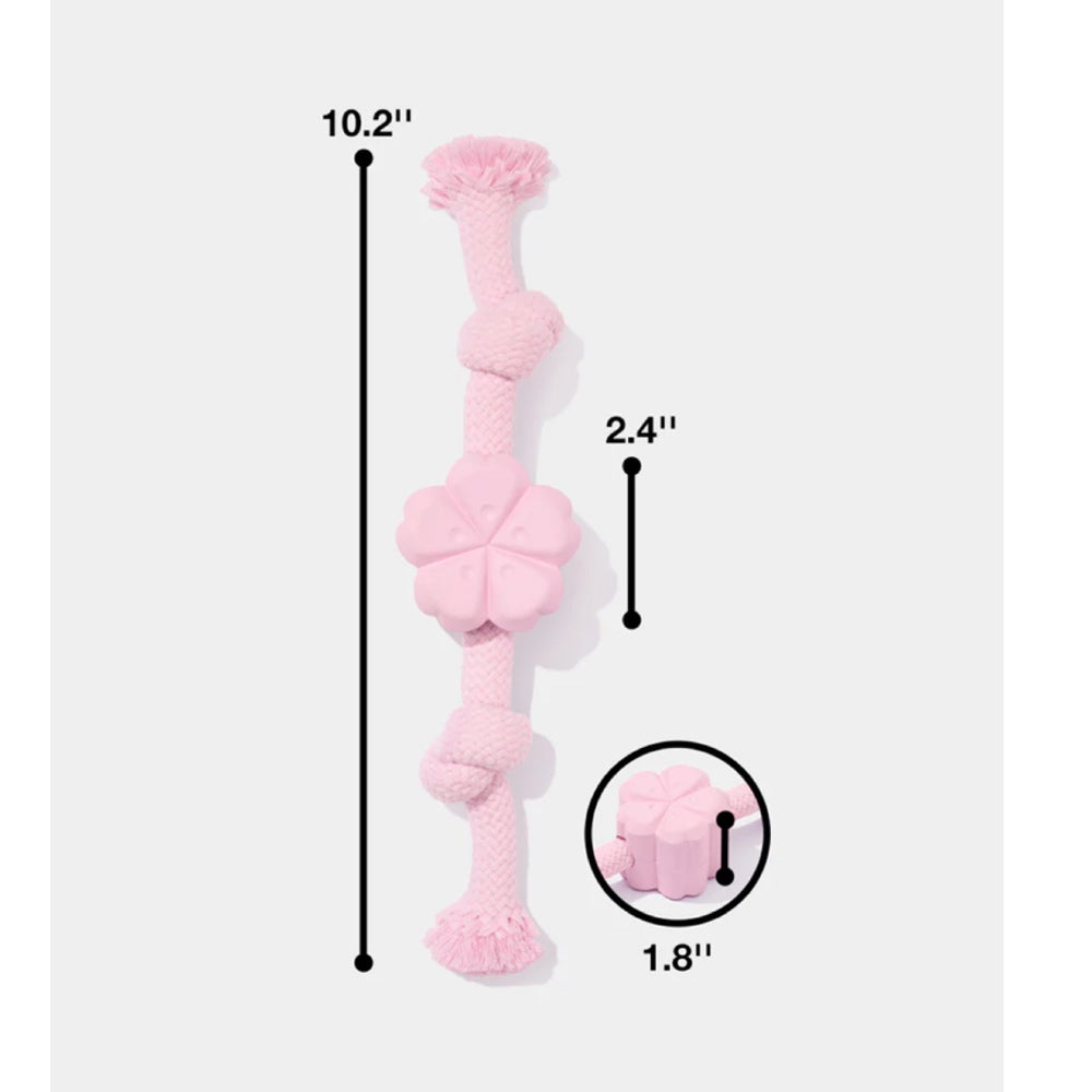 VETRESKA Cherry Blossom Knot Rope Dog Toy