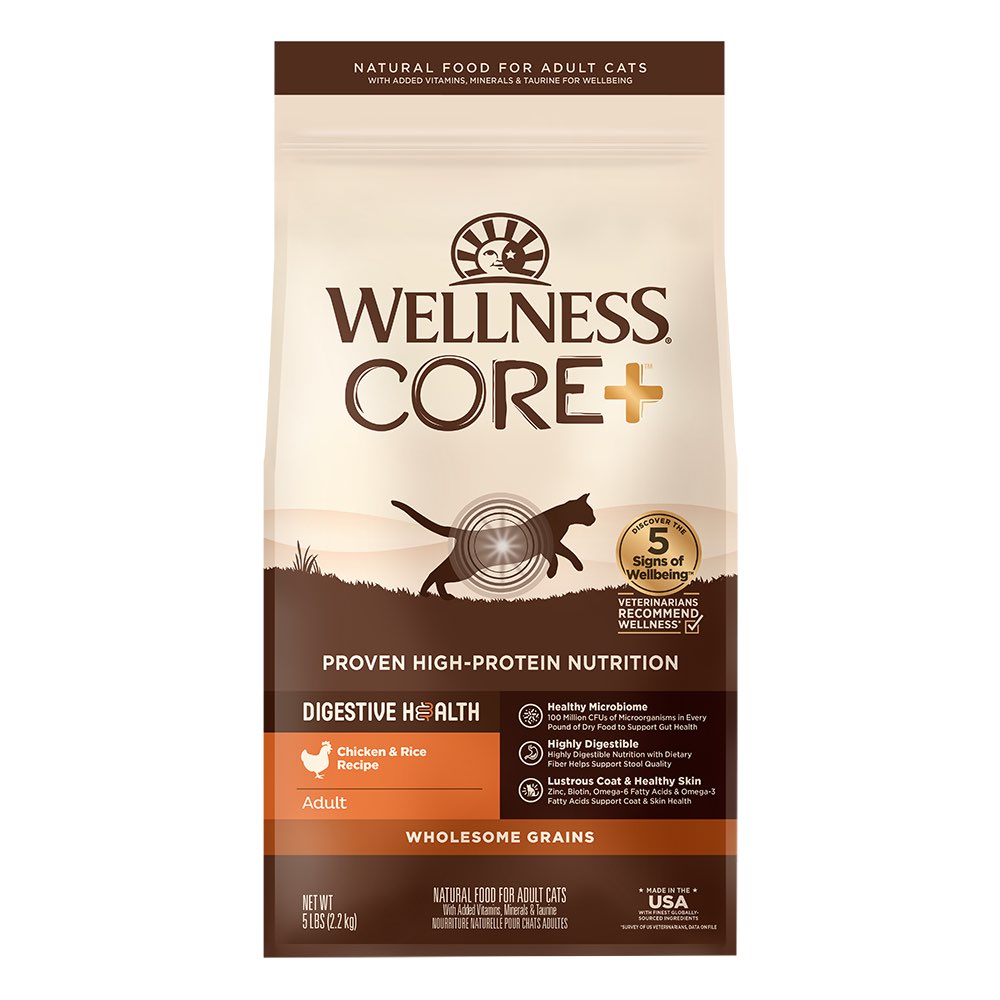 Wellness CORE Digestive Health Chicken & Rice Adult Dry Cat Food