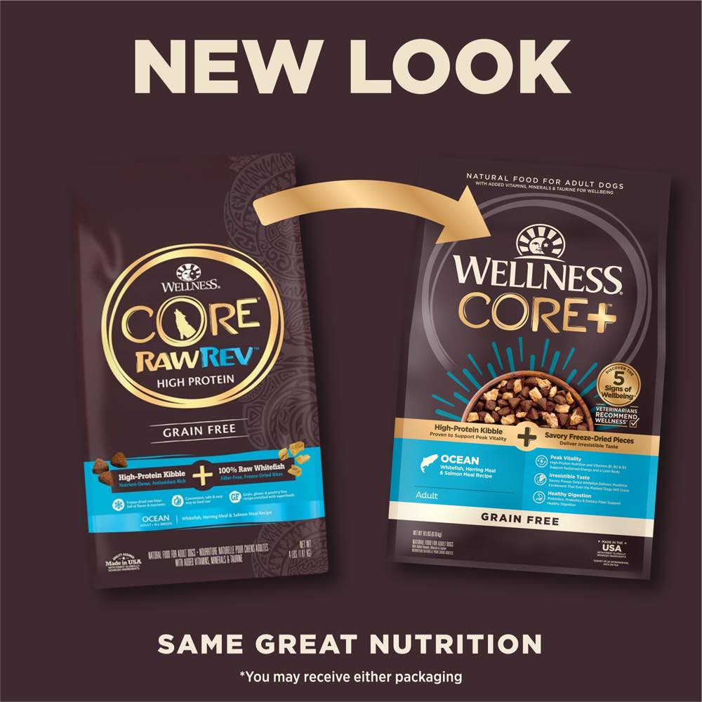 Wellness CORE+ (RawRev) Ocean Adult Grain-Free Dry Dog Food