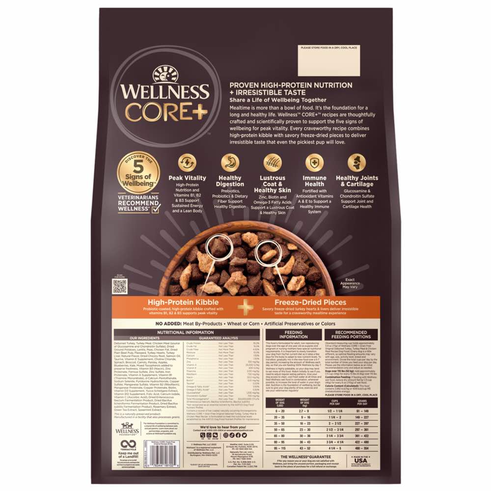 Wellness CORE RawRev Original Adult Grain-Free Dry Dog Food