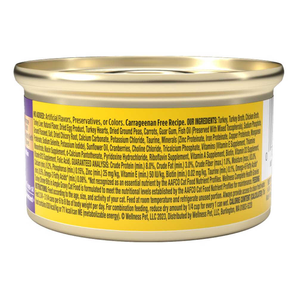 Wellness Complete Health Gravies Turkey Dinner Grain-Free Canned Cat Food 85g