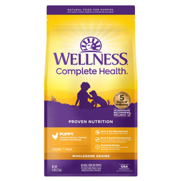 Wellness Complete Health Puppy Chicken, Oatmeal & Salmon Dry Dog Food