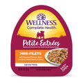 Wellness Petite Entrees Mini-Filets Roasted Chicken, Beef in Gravy Grain-Free Tray Dog Food 85g
