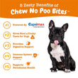 Zesty Paws Chew No Poo Bites Chicken Flavor Dog Supplement Chews 90ct