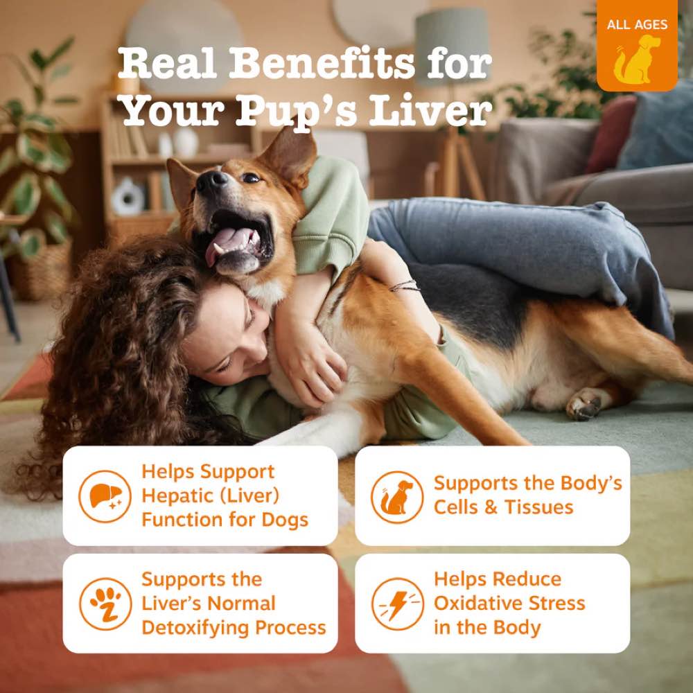 $20 OFF: Zesty Paws Liver Support Bites Chicken Flavor Dog Supplement Chews 90ct