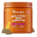 Zesty Paws Skin & Coat Bites Salmon Flavor Dog Supplement Chews 90ct