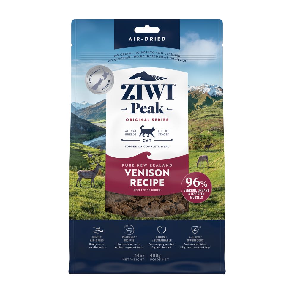 Ziwi Peak Air-Dried Venison Cat Food 400g
