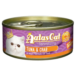 Aatas Cat Tantalizing Tuna & Crab in Aspic Canned Cat Food 80g