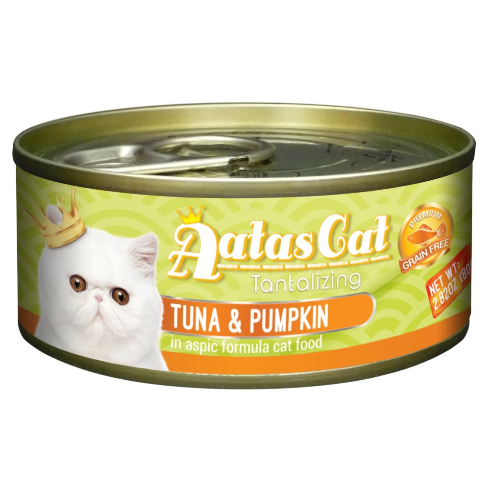 Aatas Cat Tantalizing Tuna & Pumpkin In Aspic Canned Cat Food 80g - Kohepets