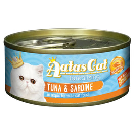 Aatas Cat Tantalizing Tuna & Sardine In Aspic Canned Cat Food 80g