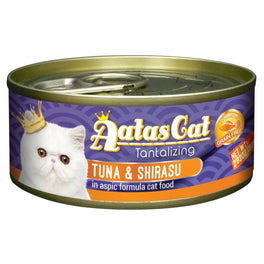Aatas Cat Tantalizing Tuna & Shirasu in Aspic Canned Cat Food 80g