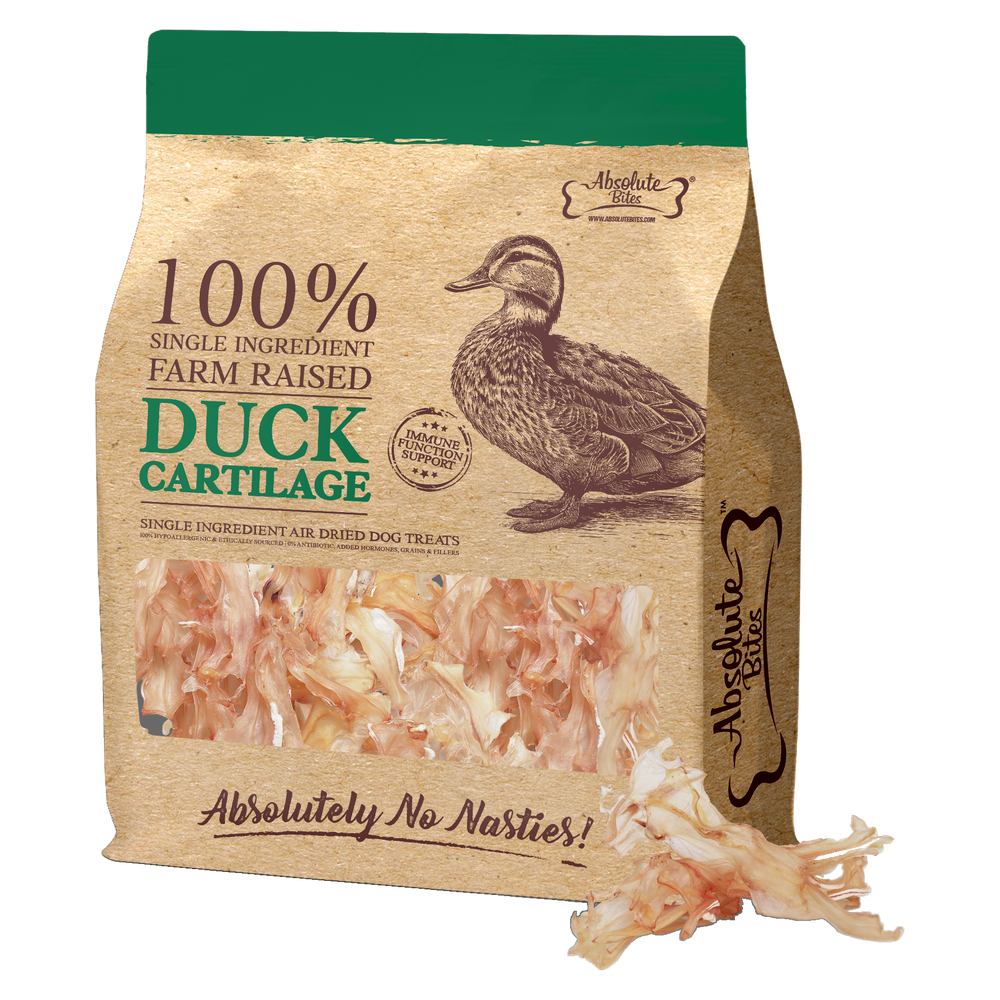 35% OFF: Absolute Bites Air Dried Duck Cartilage Dog Treats 300g
