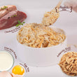 Absolute Bites Egg Yolk with Chicken Freeze Dried Wild Flakes Toppers for Cats & Dogs 100g