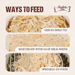 Absolute Bites Egg Yolk with Chicken Freeze Dried Wild Flakes Toppers for Cats & Dogs 100g