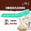 Absolute Bites Chicken with Goat Milk Freeze Dried Wild Flakes Toppers for Cats & Dogs 100g