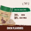 Absolute Bites Duck with Goat Milk Freeze Dried Wild Flakes Toppers for Cats & Dogs 100g