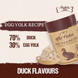 Absolute Bites Egg Yolk with Duck Freeze Dried Wild Flakes Toppers for Cats & Dogs 100g