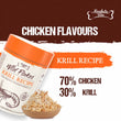 Absolute Bites Krill with Chicken Freeze Dried Wild Flakes Toppers for Cats & Dogs 100g