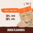 Absolute Bites Krill with Duck Freeze Dried Wild Flakes Toppers for Cats & Dogs 100g