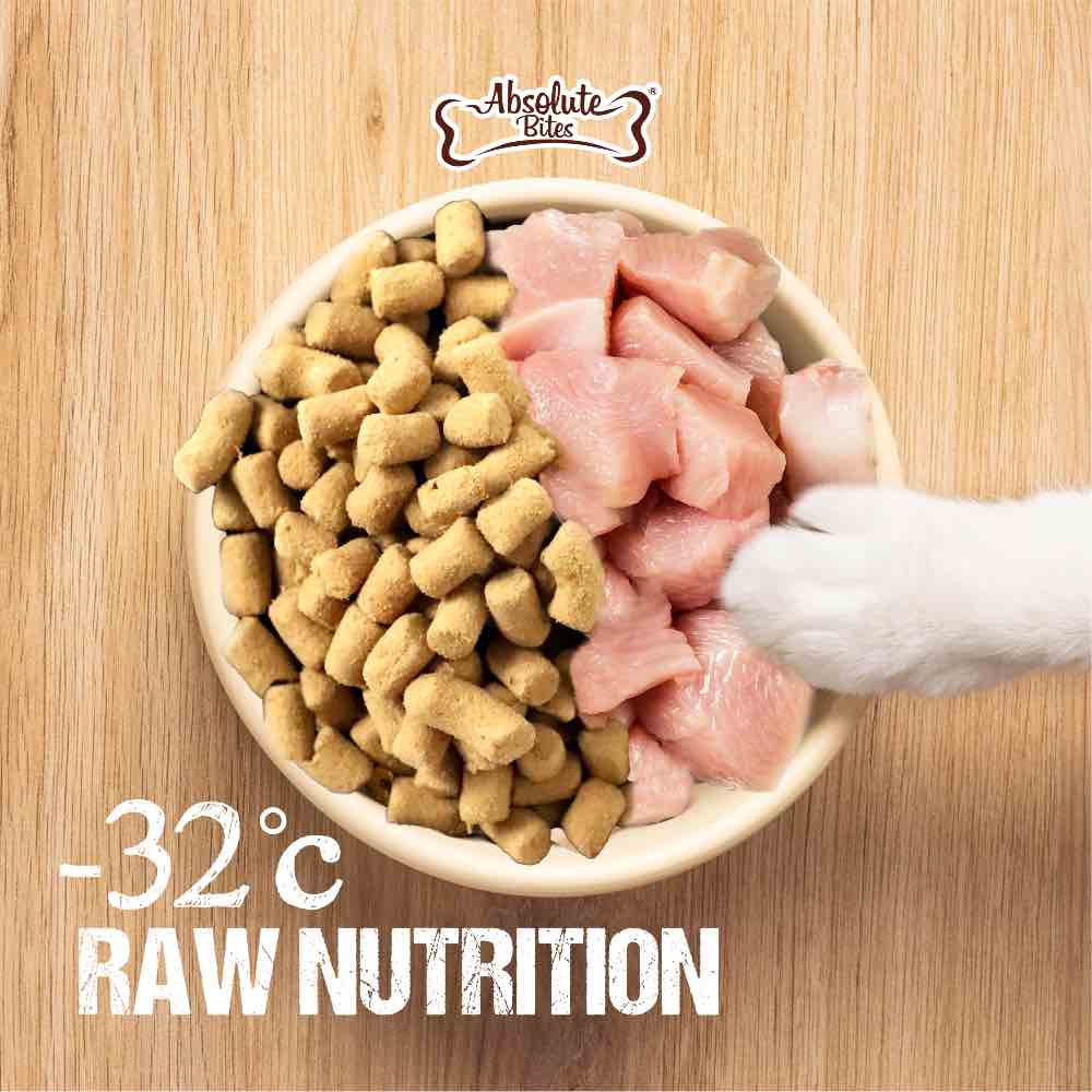 Absolute Bites Raw Chunks Rabbit Freeze Dried Cat Food | Kohepets