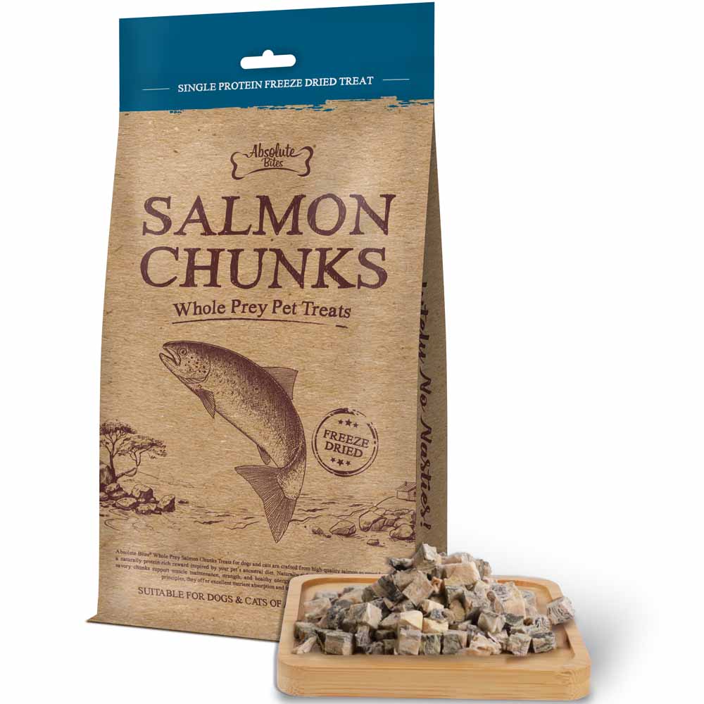 Absolute Bites Whole Prey Single Protein Freeze Dried Treats for Cats & Dogs