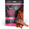 20% OFF: Absolute Holistic Beef Jerky Steak Dog Treats 100g