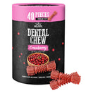 Absolute Holistic Cranberry Grain-Free Dental Dog Chews Value Tub
