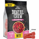 34% OFF: Absolute Holistic Cranberry Petite Grain-Free Dental Dog Chews 50pc
